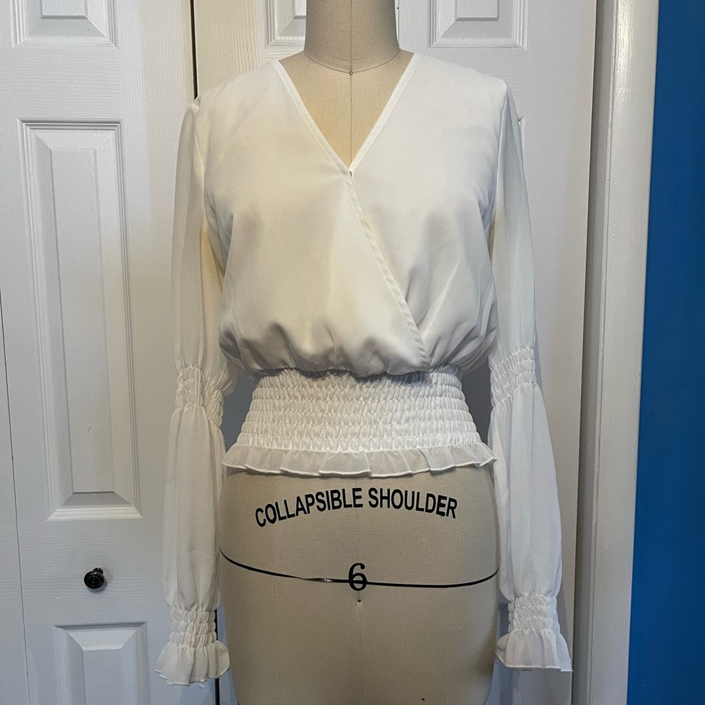 WHITE BLOUSE
